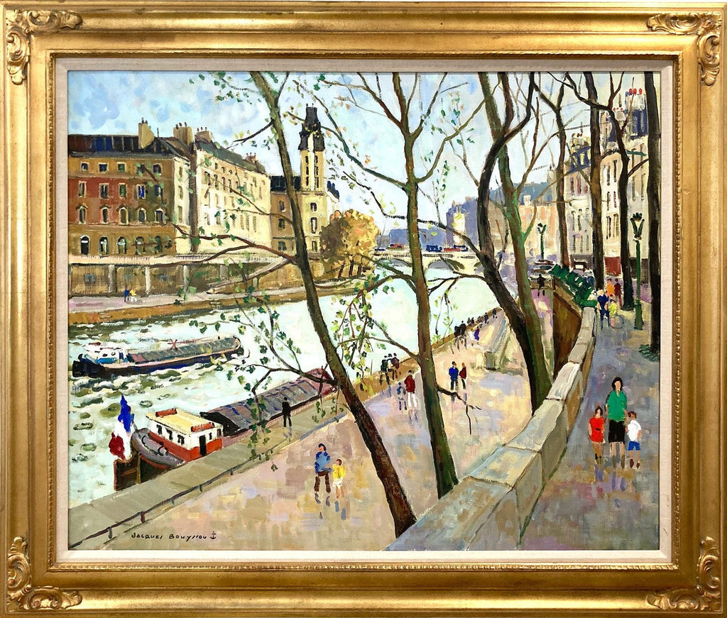 Expressionist Oil Painting Paris Scene View Architectural Visionism Olivier Foss