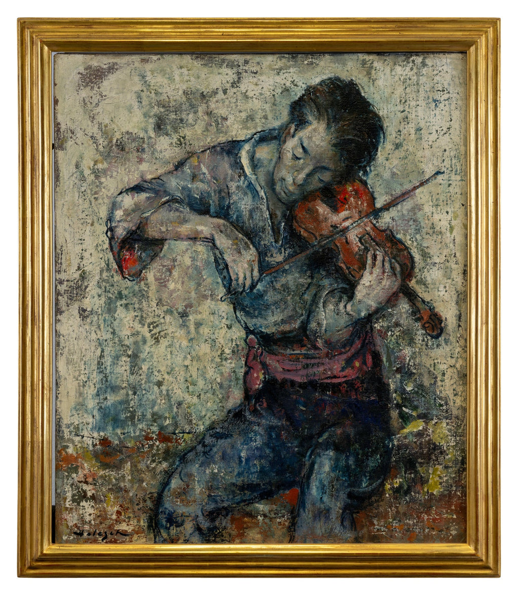 Shtetl Musician (Klezmer Playing the Violin, Sholem Aleichem)