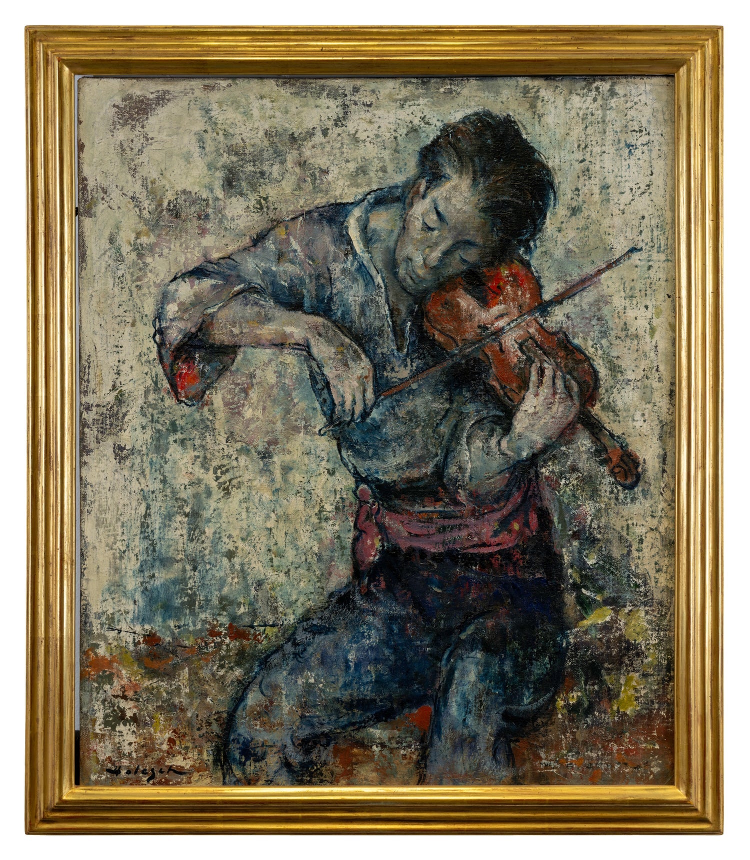 Shtetl Musician (Klezmer Playing the Violin, Sholem Aleichem)