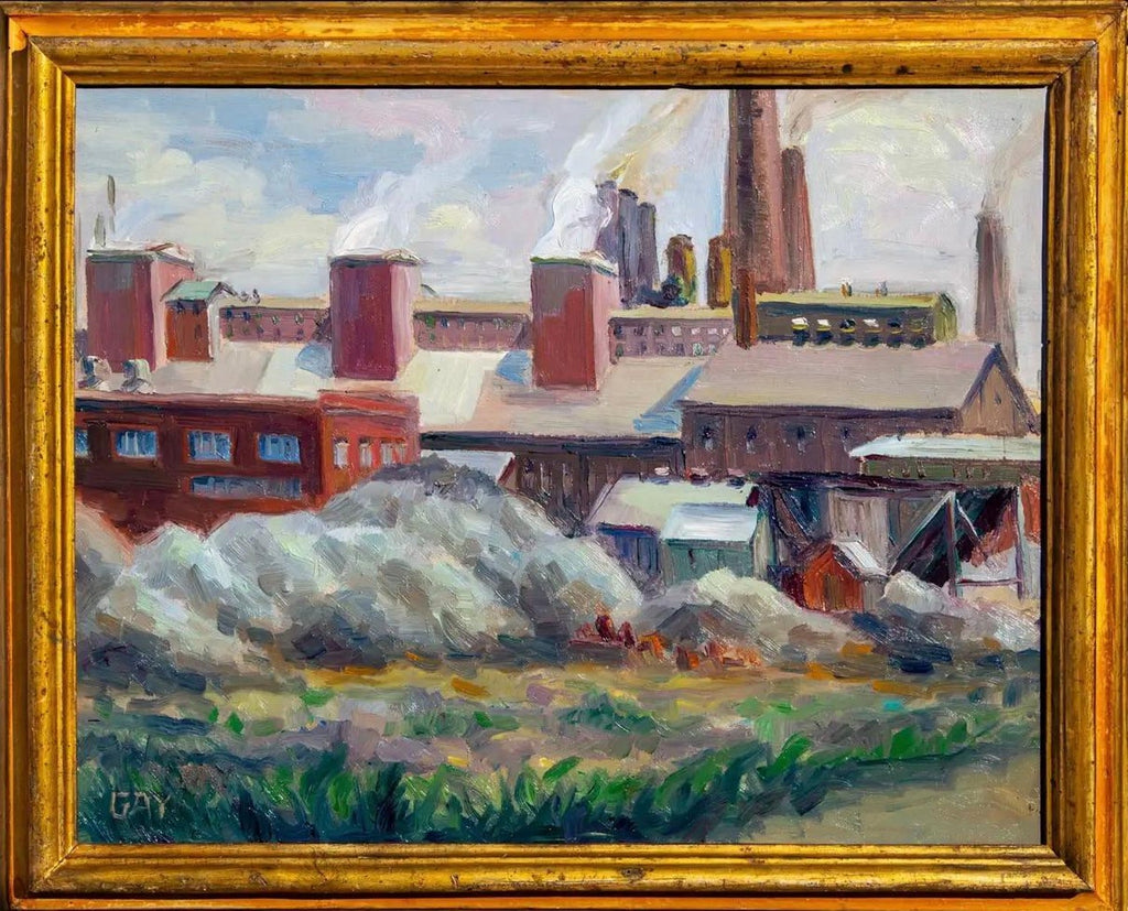 Cascade, Large Scale Modernist Oil Painting