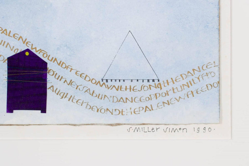 Beyon The Pale I, Jewish, Native American Symbolist Painting