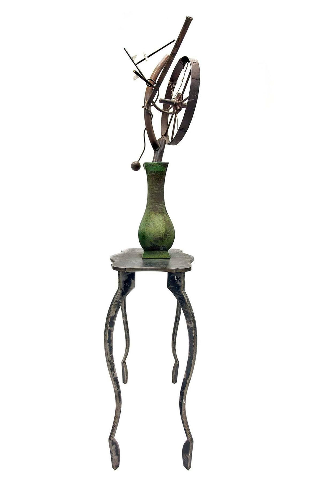 Table and Vase, Large (Life Size) Modernist Zen Sculpture David Kimball Anderson