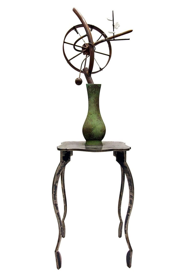 Table and Vase, Large (Life Size) Modernist Zen Sculpture David Kimball Anderson