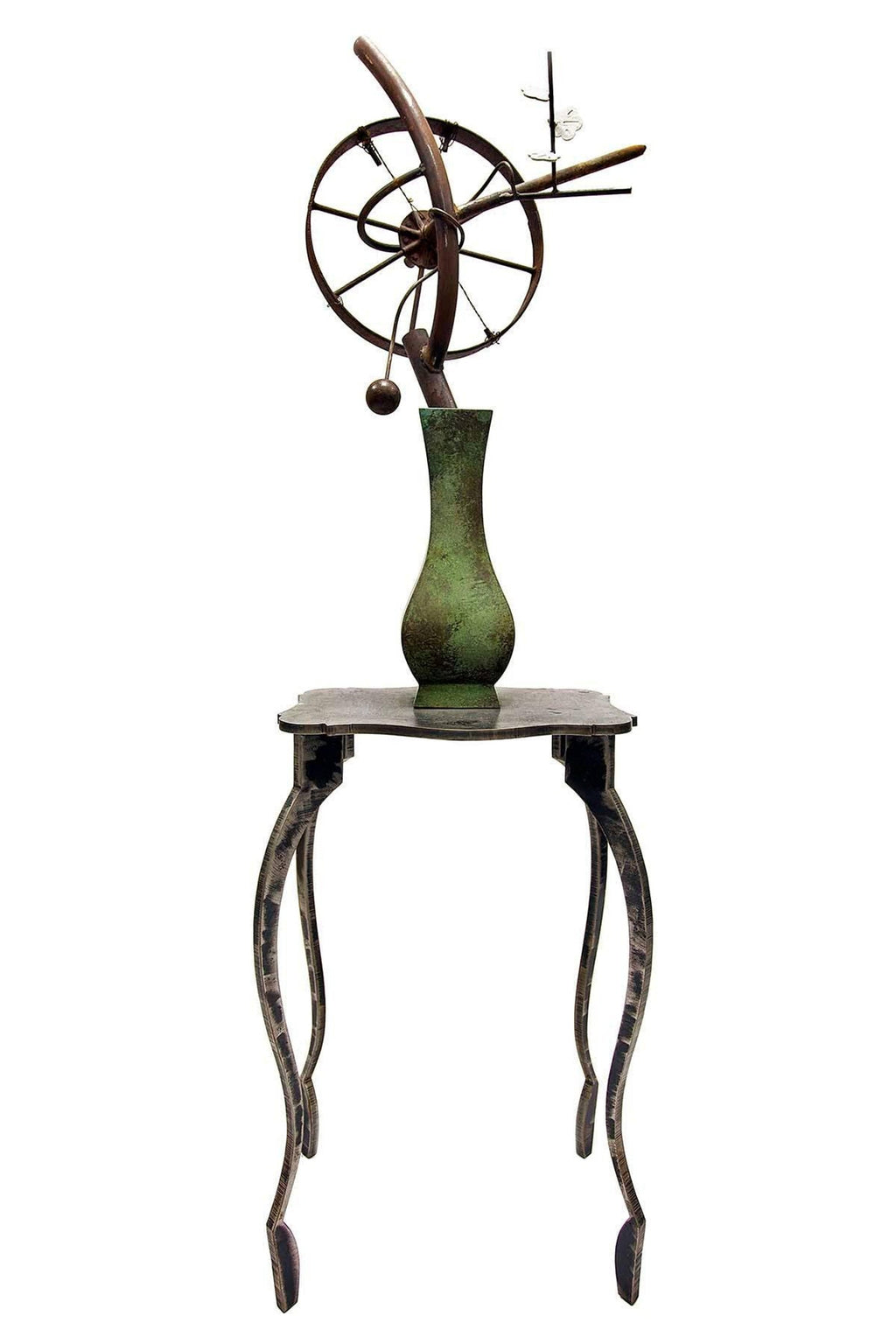 Table and Vase, Large (Life Size) Modernist Zen Sculpture David Kimball Anderson