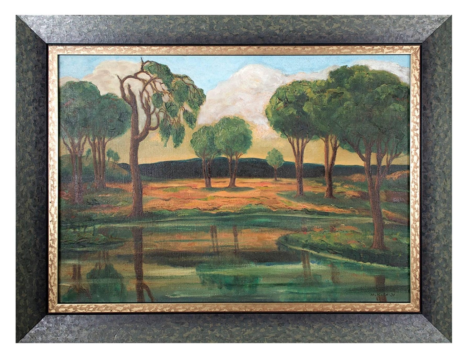 Cascade, Large Scale Modernist Oil Painting
