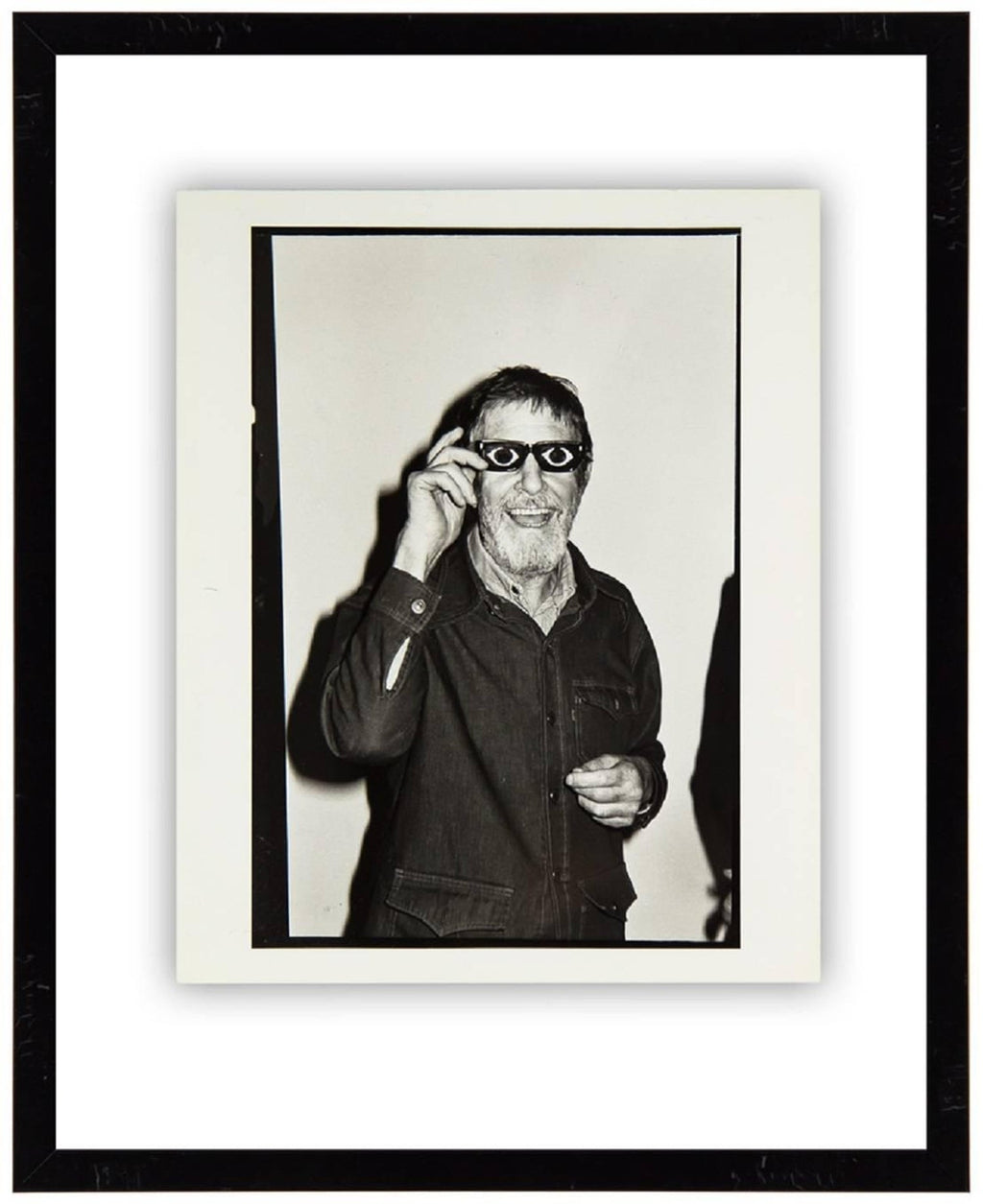 Vintage Print Silver Gelatin Signed Photograph Poet Allen Ginsberg Howl Photo