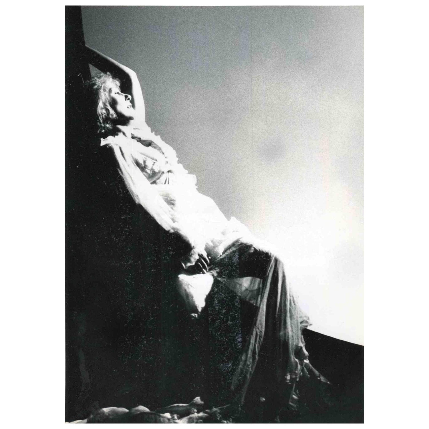 Vintage Silver Gelatin Photograph Surrealist Doll Art Photo, Jazz Photographer