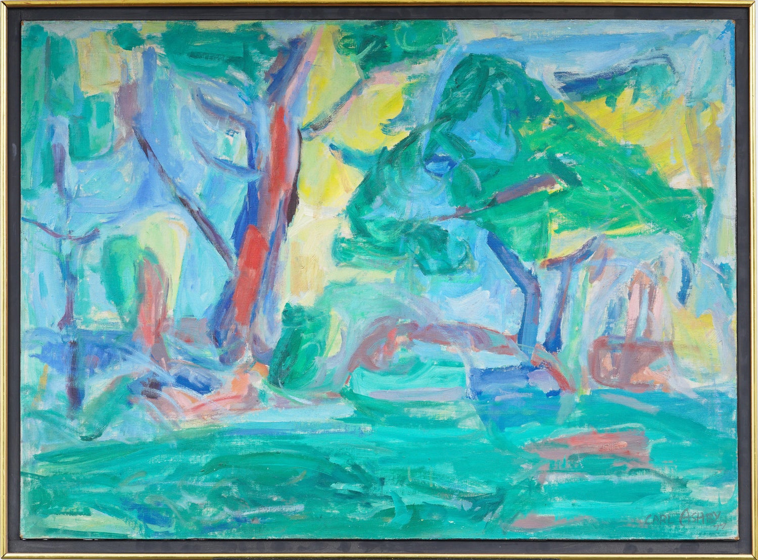 Oil Painting Israeli Landscape Theresa Bernstein Ashcan Realism