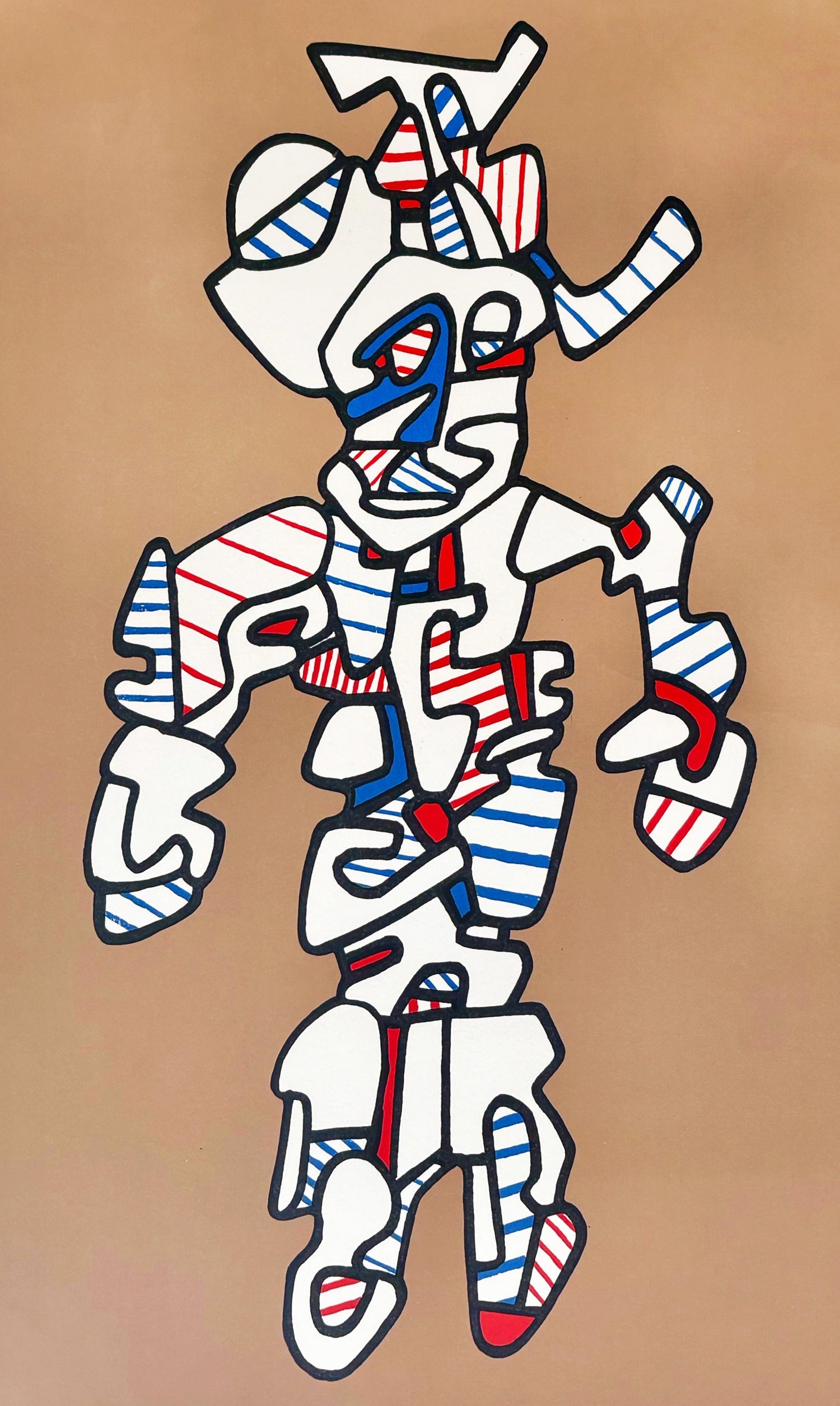 Original Vintage Poster Jean Dubuffet Gallery Exhibition Galerie Beyeler Basel