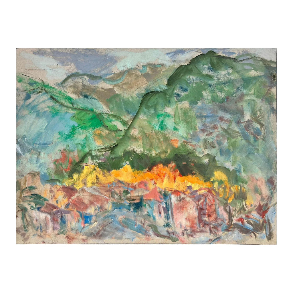 Rocamadour, Modernist Abstract Architectural Village Landscape