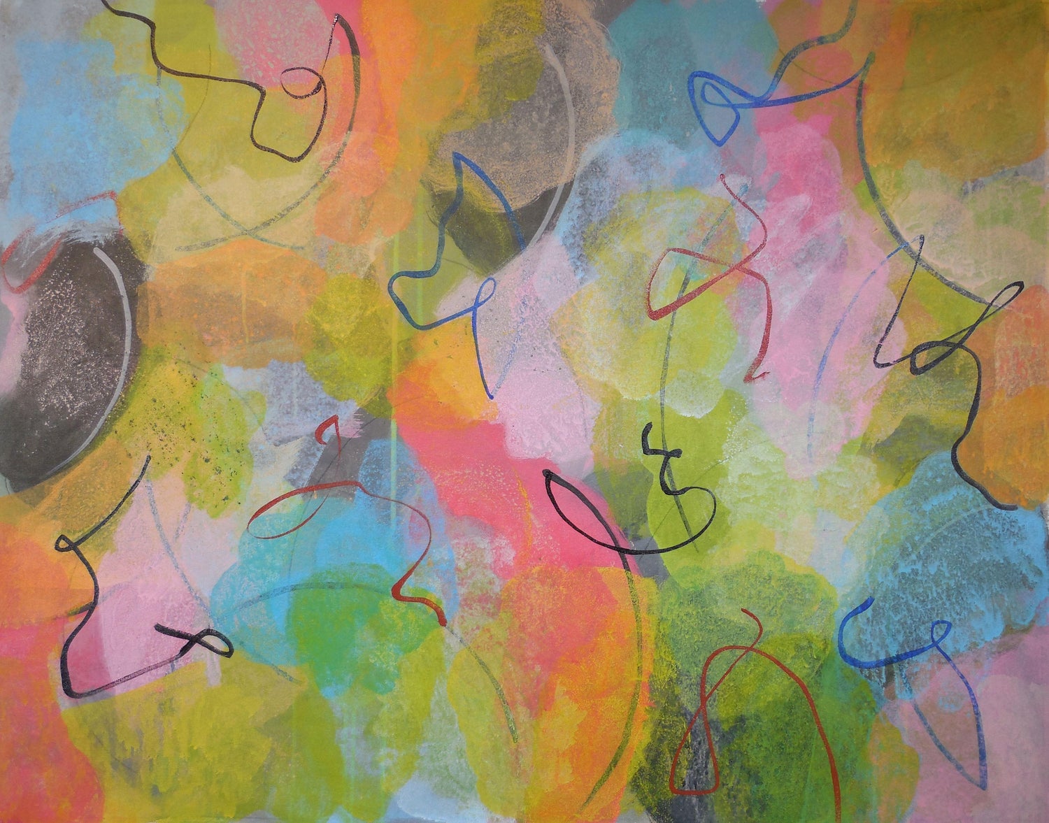 Exceptional Monumental David Shapiro Abstract Expressionist Painting