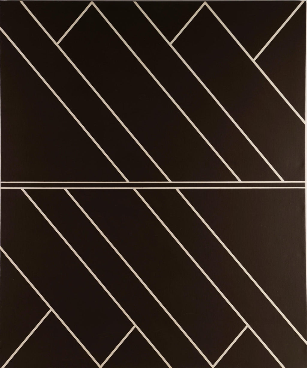 Ahola 13 Oil on Canvas Geometric Painting New York School Abstract Expressionist