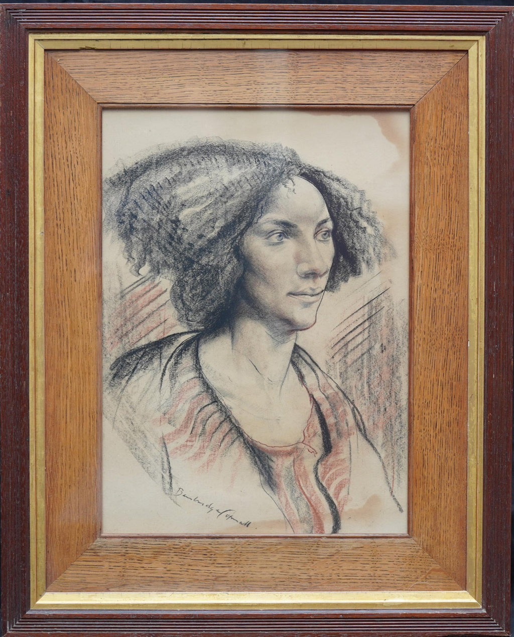 Still Life with Vera as Raphael Original Drawing