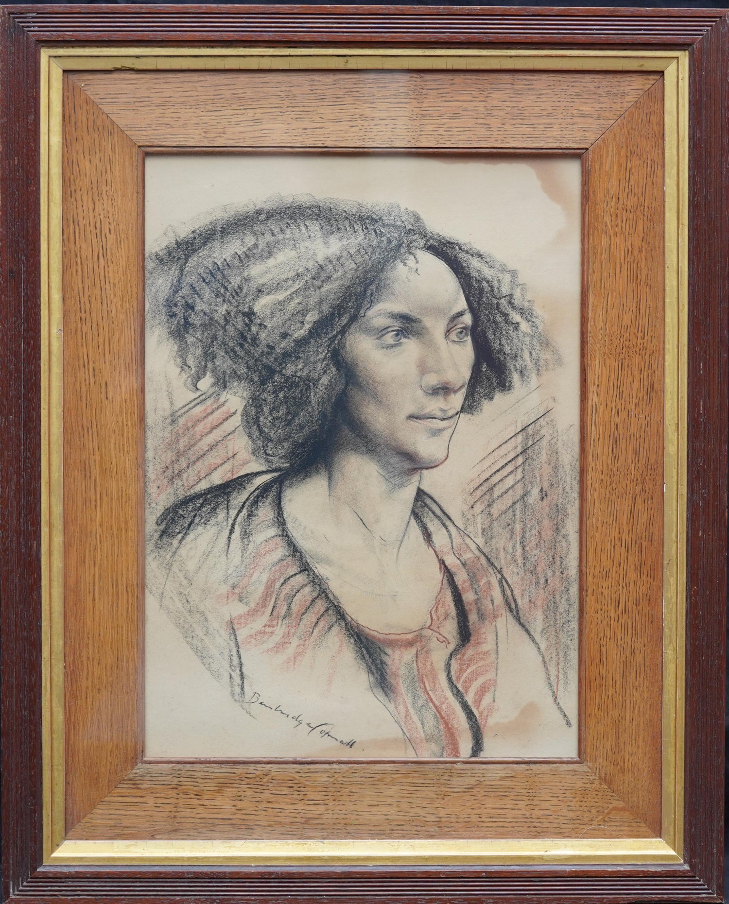 Still Life with Vera as Raphael Original Drawing