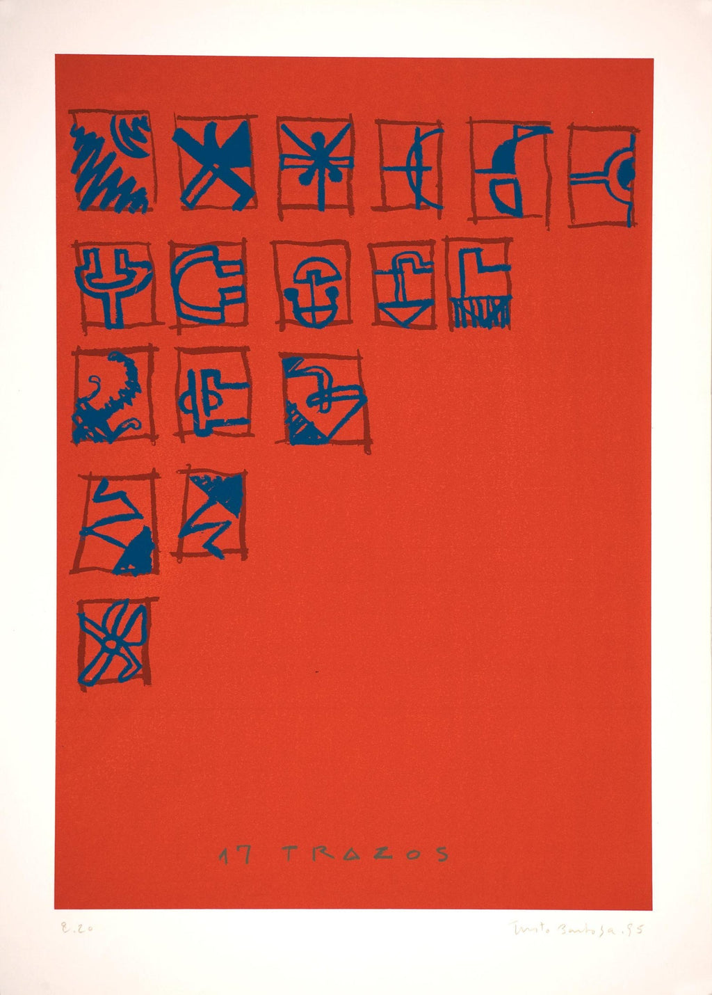 Bezalel School Jerusalem Israeli Exhibition Contemporary Offset Lithograph