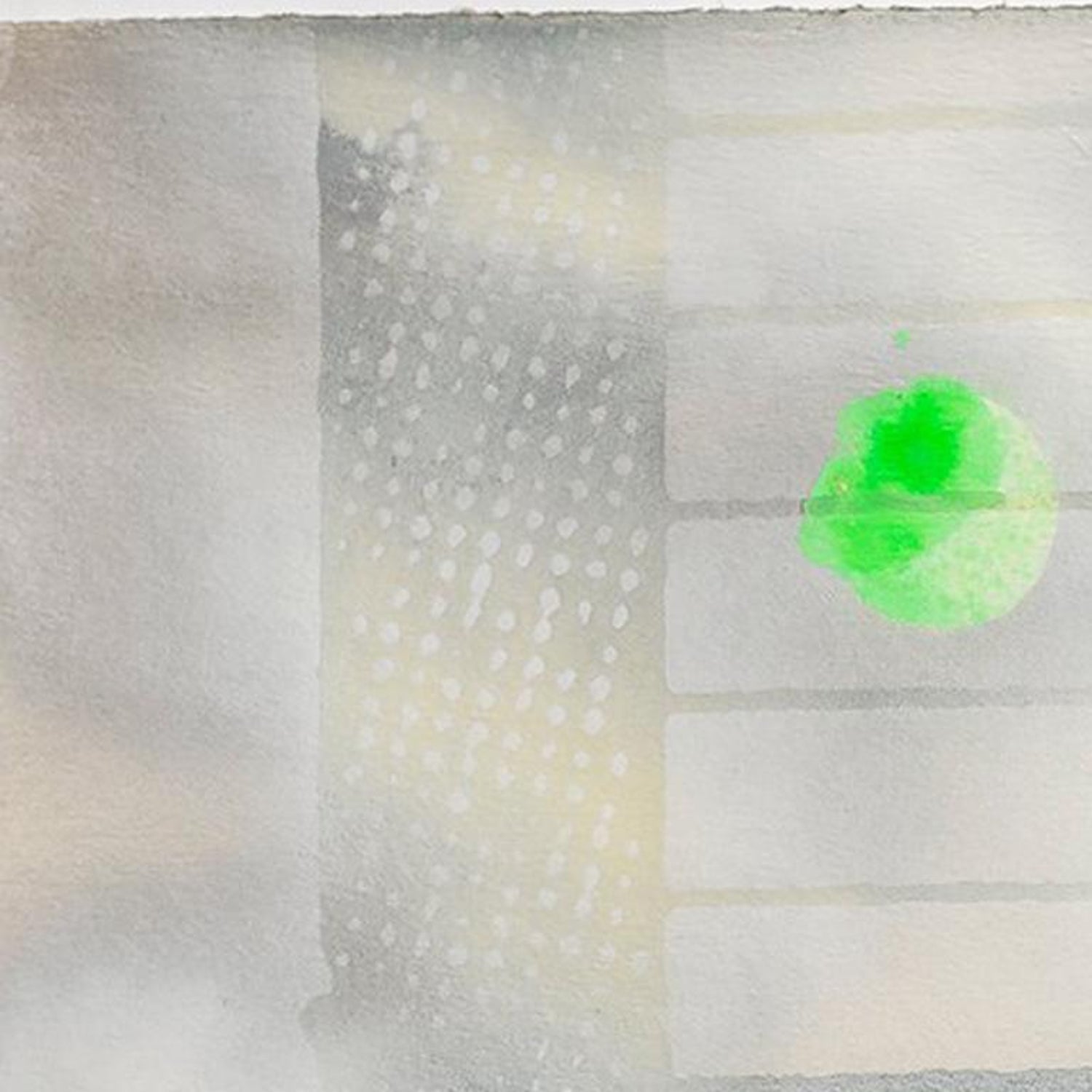 Iain Baxter& "Containing Landscape" Conceptual Monoprint Painting