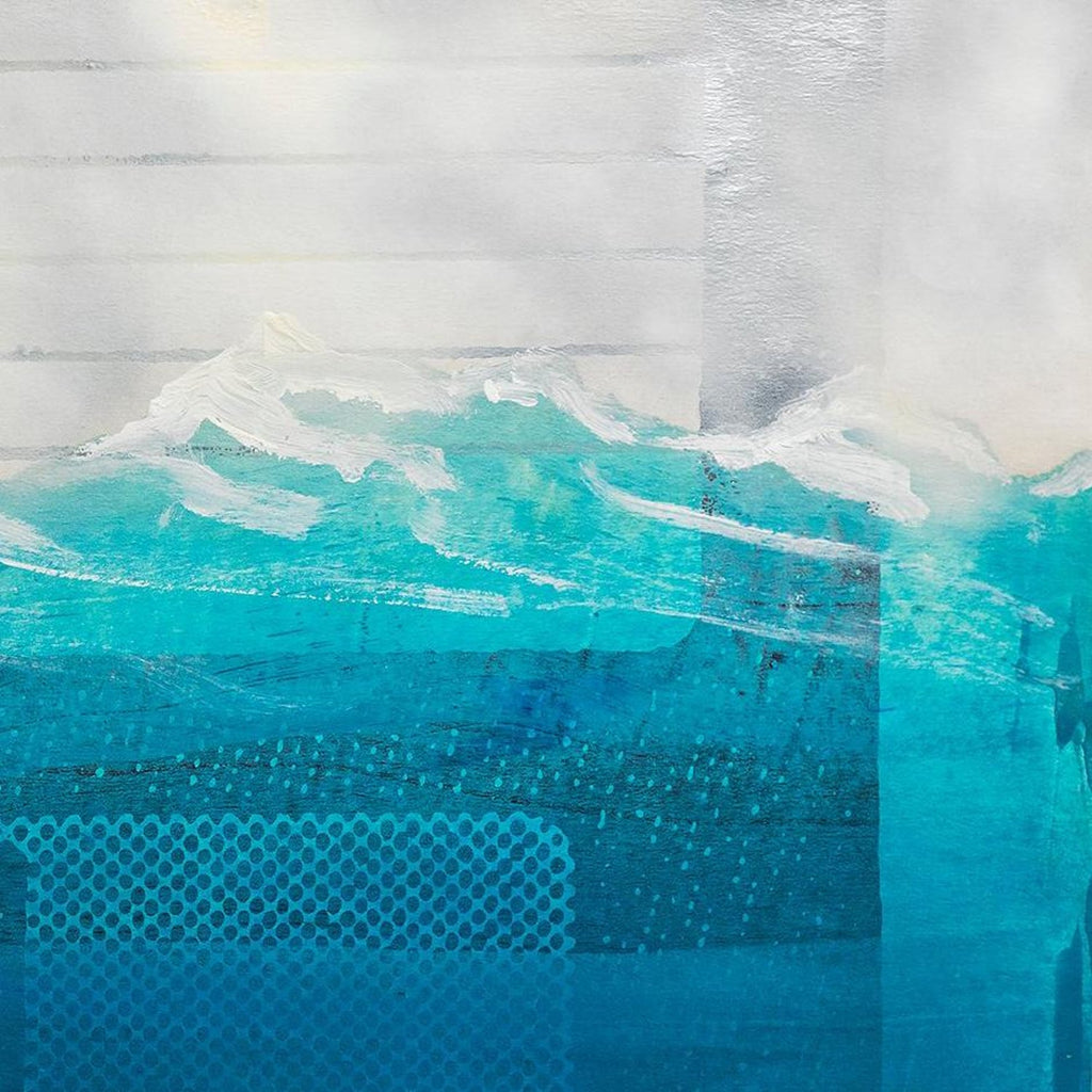 Iain Baxter& "Containing Landscape" Conceptual Monoprint Painting