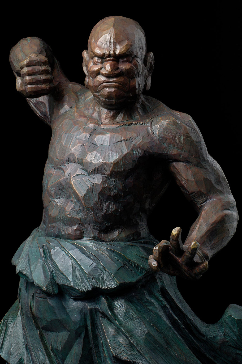 Weight Lifter Chinese Contemporary Art Bronze Sclupture
