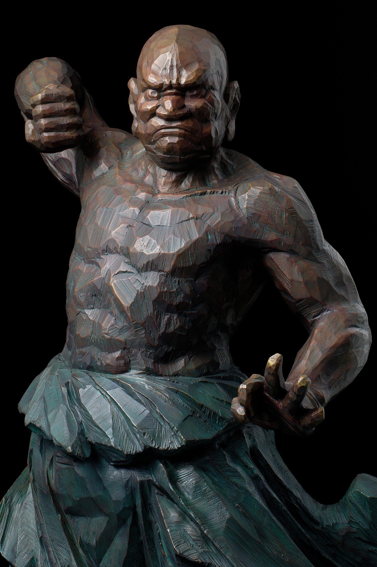 Weight Lifter Chinese Contemporary Art Bronze Sclupture