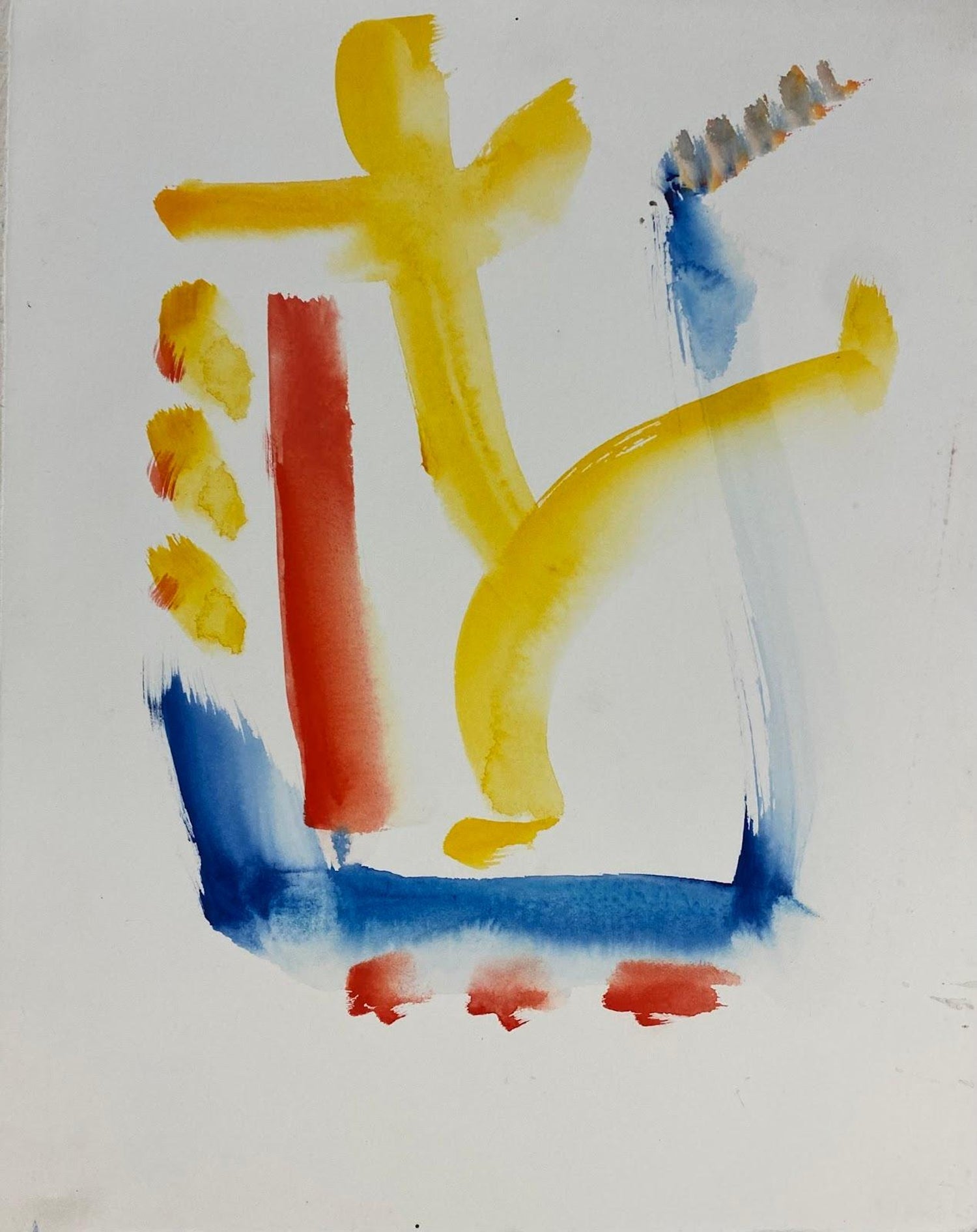 Abstract Pastel Crayon Drawing Color Abstract, Seasonal Letter John Von Wicht