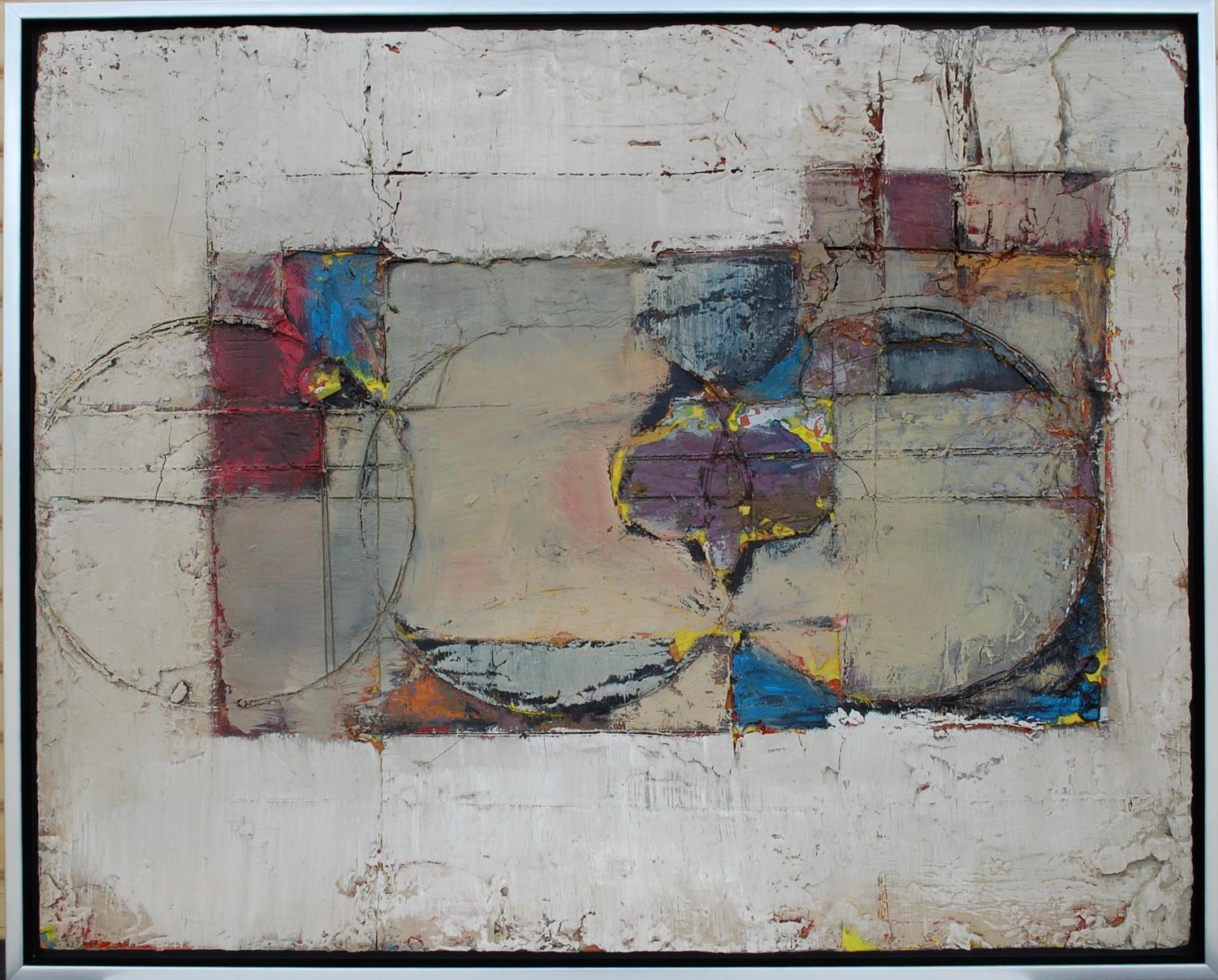 Large American Mod 1990s Mixed Media "LuLu" Carrie McGee