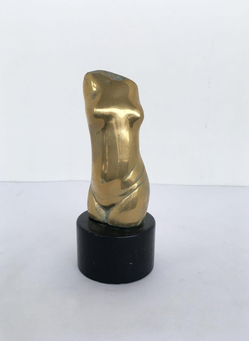 "American Marriage" Painted Bronze Outsider Assemblage Sculpture Signed Marmol