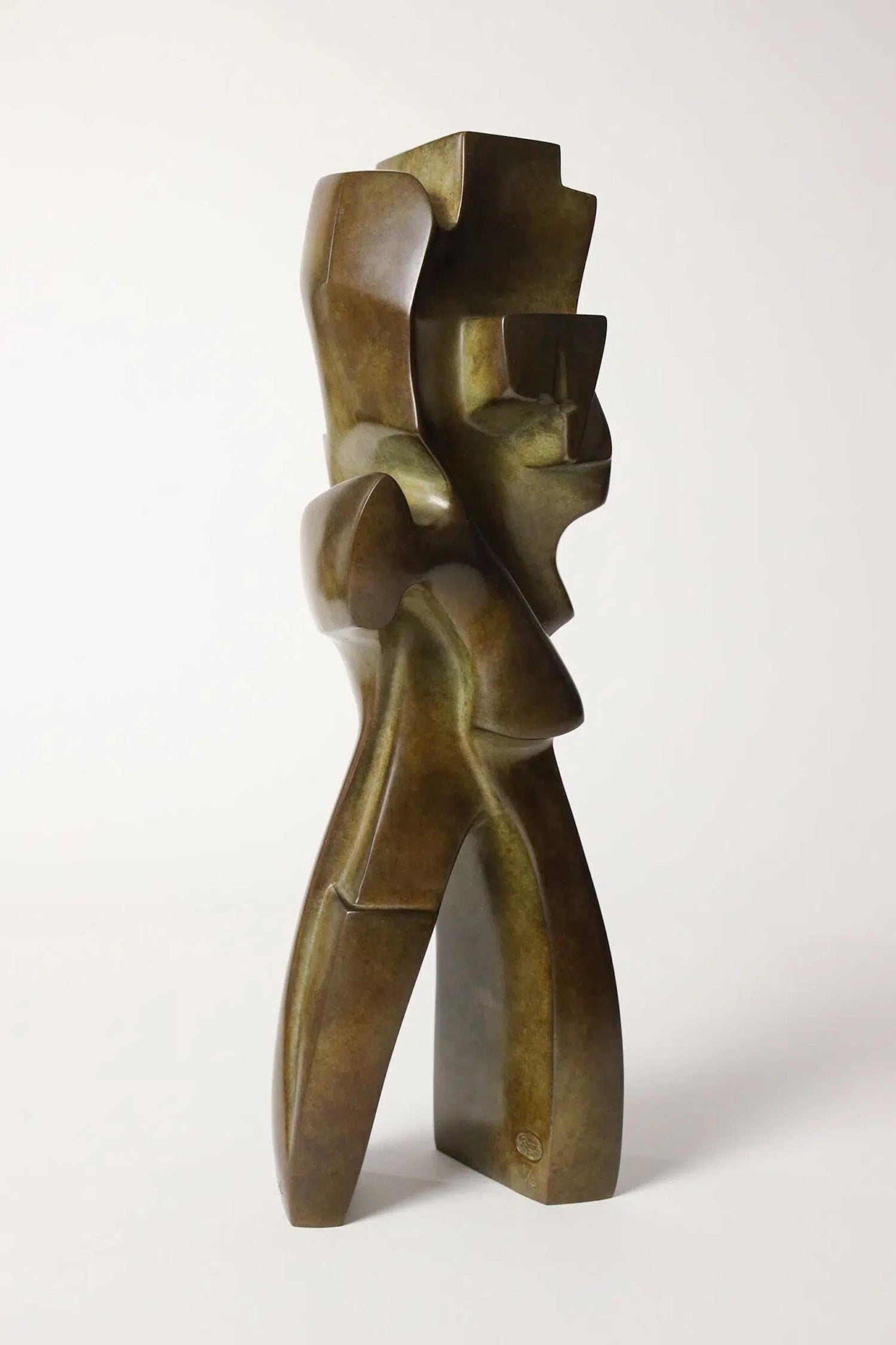 Latin American Art Figurative Abstract Bronze Sculpture Lovers Marcelo Morandin