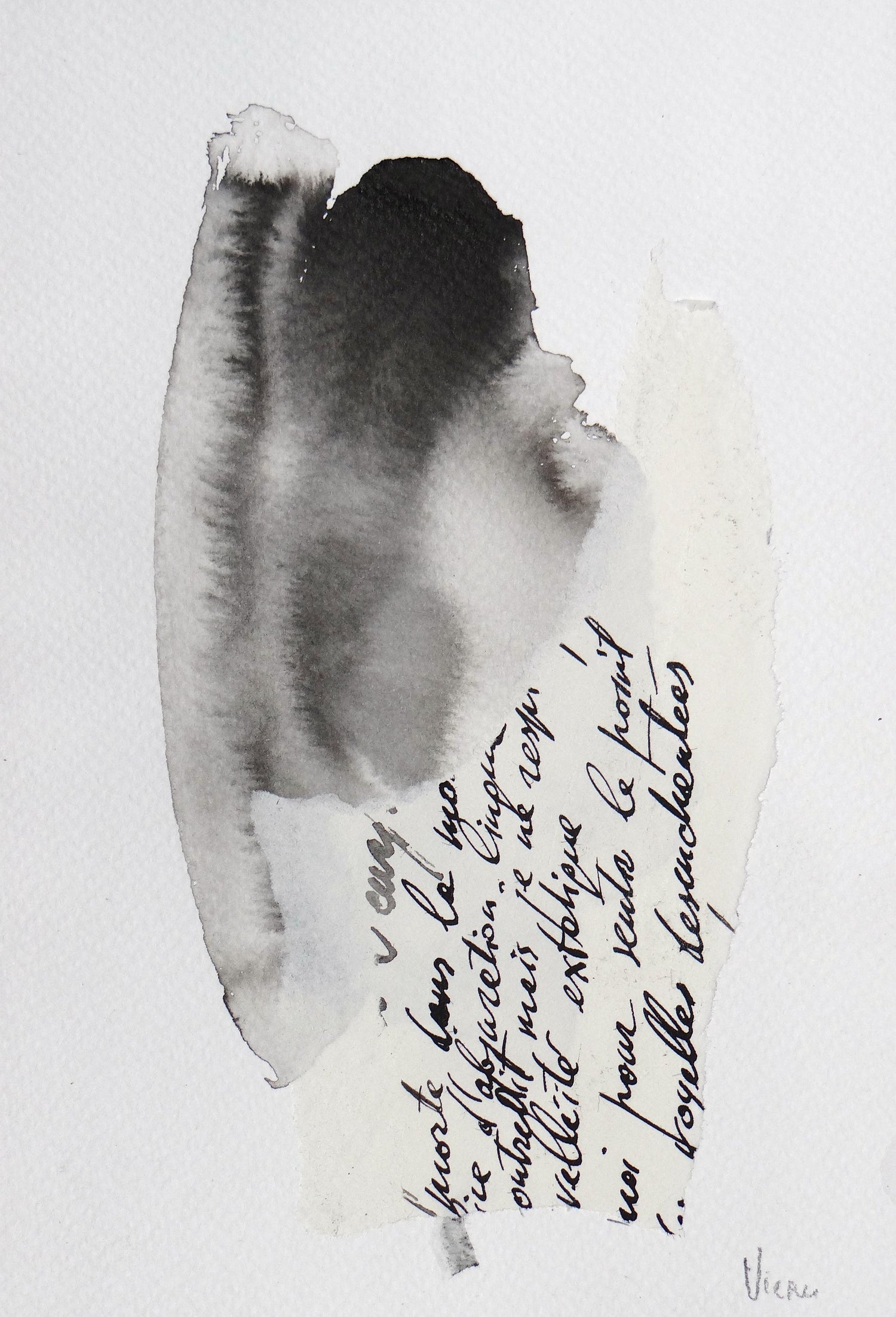 Post Soviet Russian Avant Garde Photograph Mixed Media Gum Arabic Photo Painting