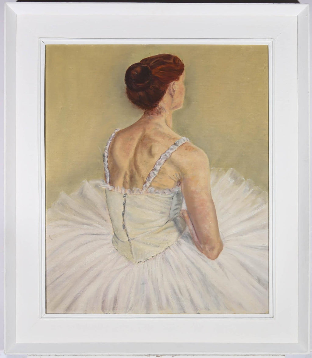 Post Impressionist Ballet Dancer Oil Painting Louis Kronberg French Ballerina