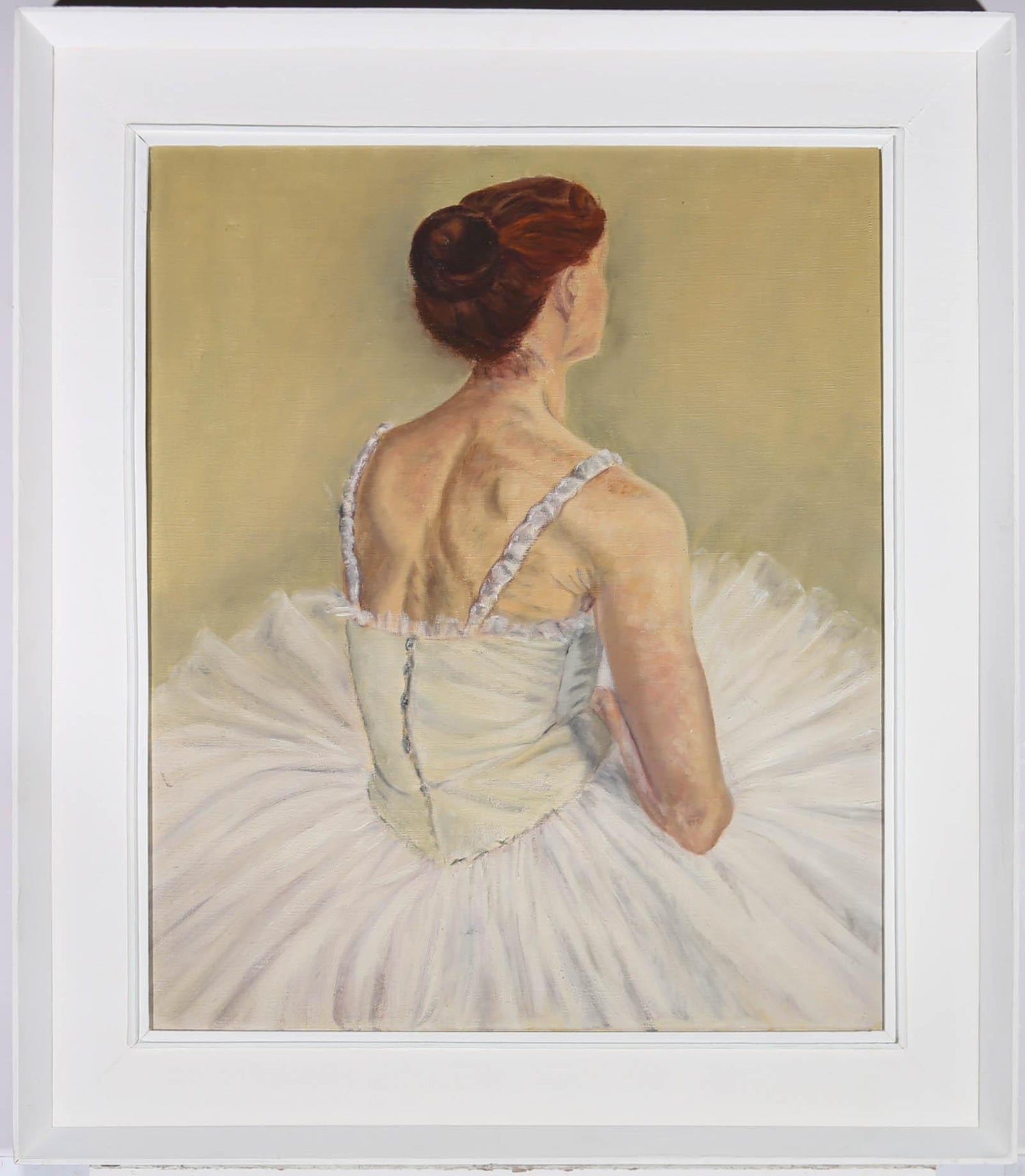 Post Impressionist Ballet Dancer Oil Painting Louis Kronberg French Ballerina