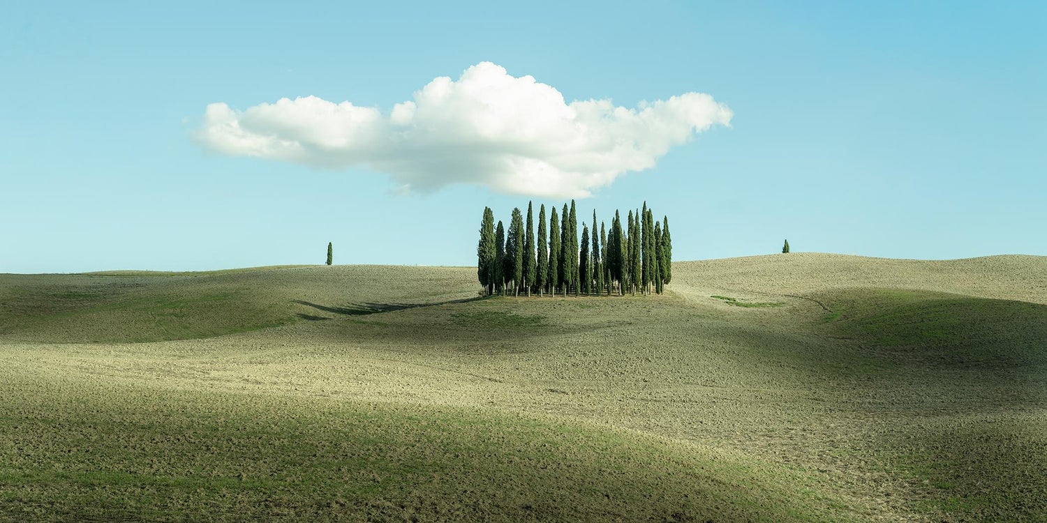 Tuscany, Hillside, 1996