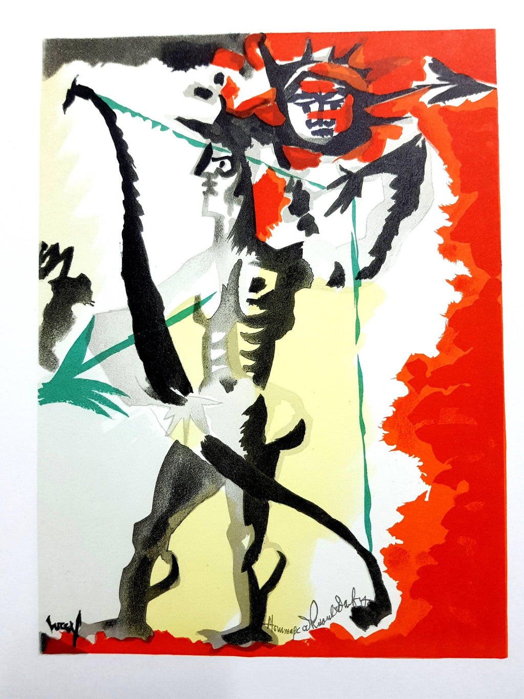 Lithuanian French Artist Arbit Blatas Lithograph Raoul Dufy School of Paris