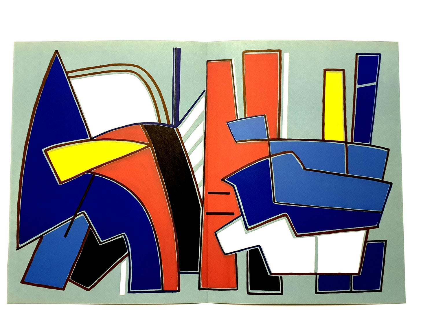 Italian Artist Abstract Lithograph