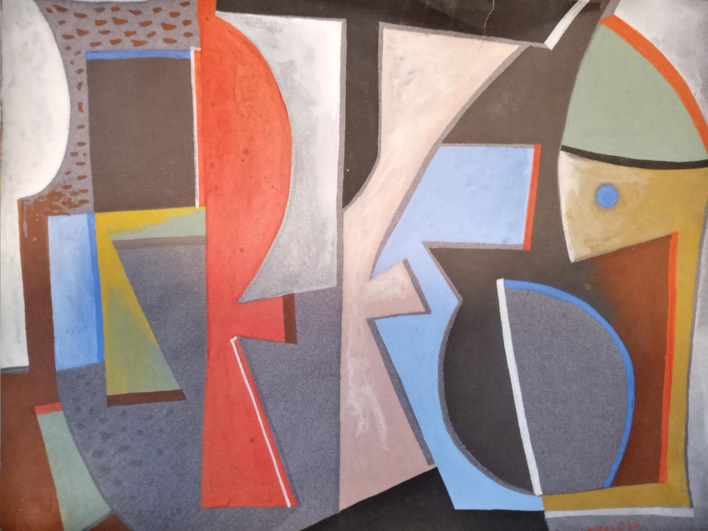 Italian Artist Abstract Lithograph