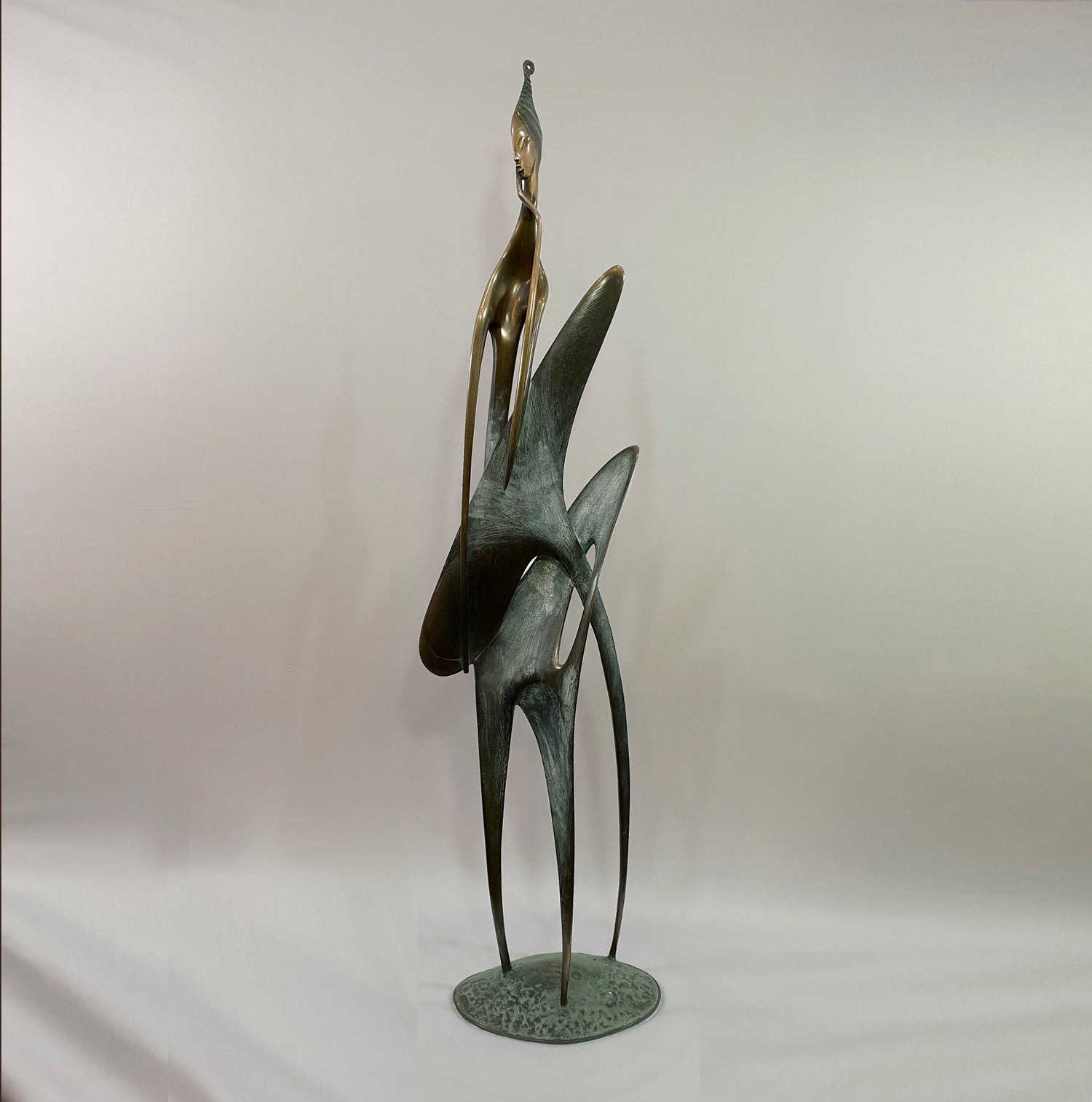 Latin American Art Figurative Abstract Bronze Sculpture Lovers Marcelo Morandin