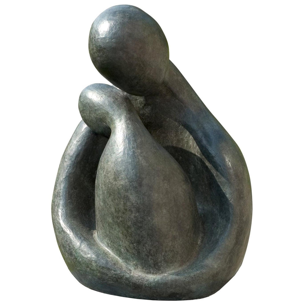 In the style of Henry Moore, Mother and Child in Rocking Chair