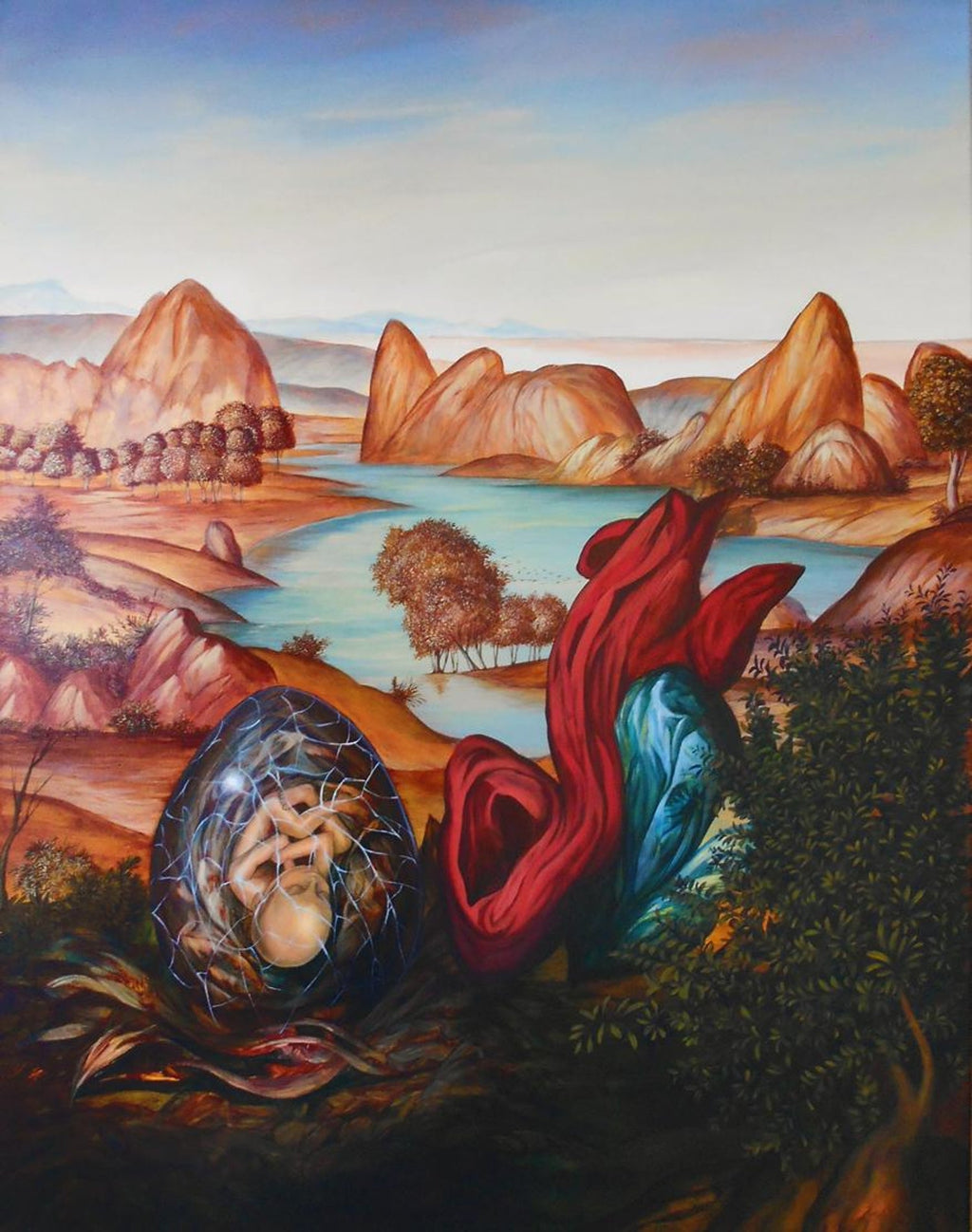 Latin American Oil Painting Roberto Obregon Colombian Venezuelan Master