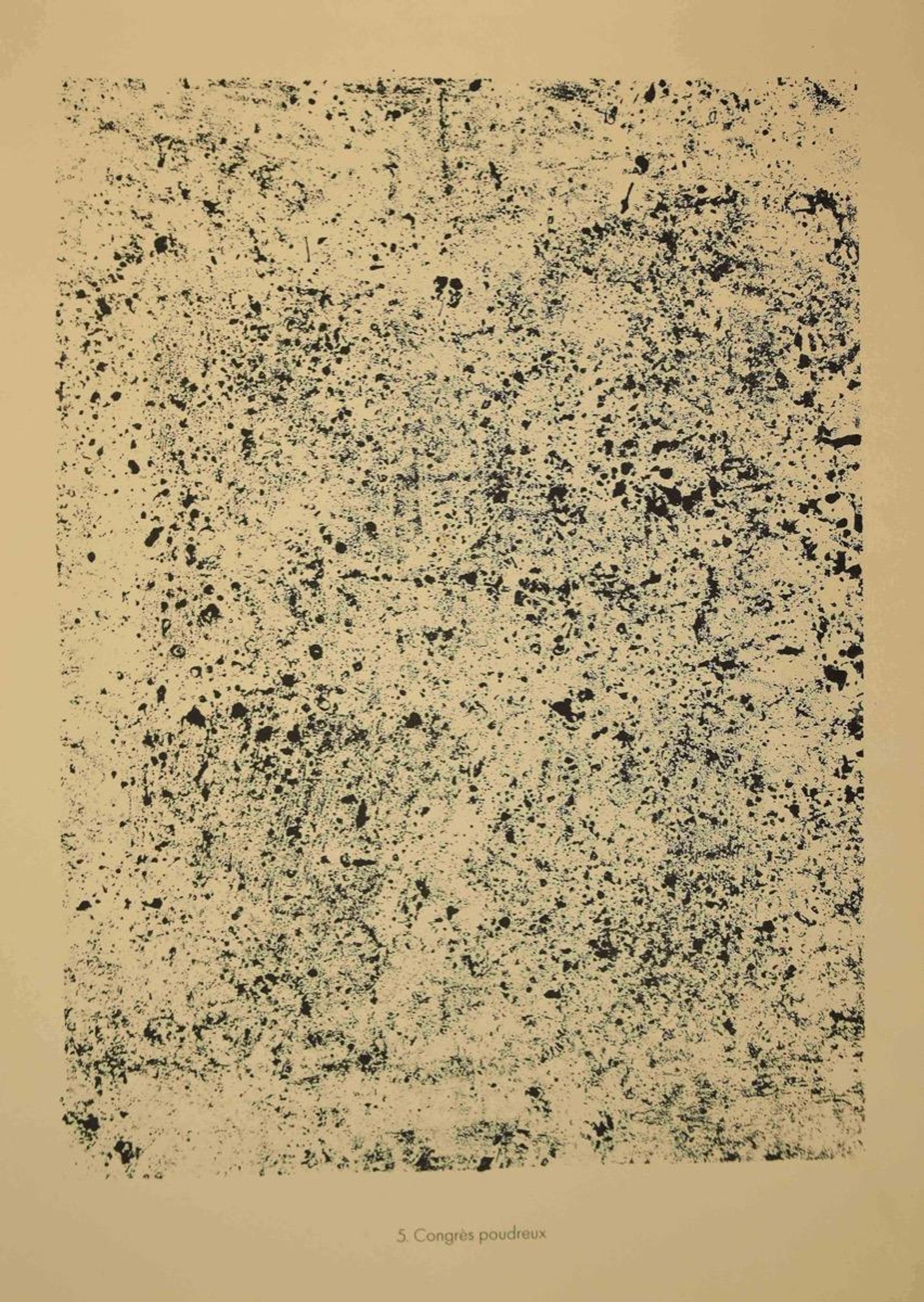 Original Vintage Poster Jean Dubuffet Gallery Exhibition Galerie Beyeler Basel