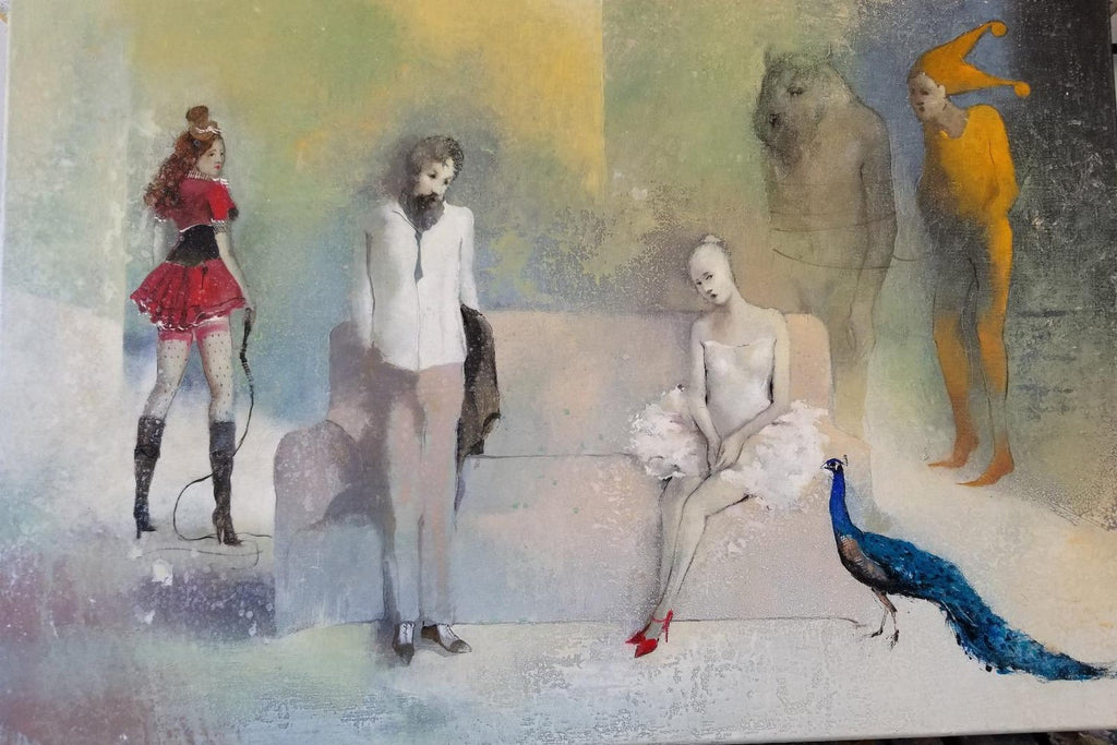 Latin American Oil Painting Roberto Obregon Colombian Venezuelan Master