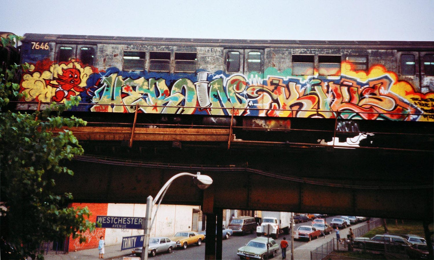 Graffiti Art Photograph Silkscreen Print Truck New York City 1970s Pop Art