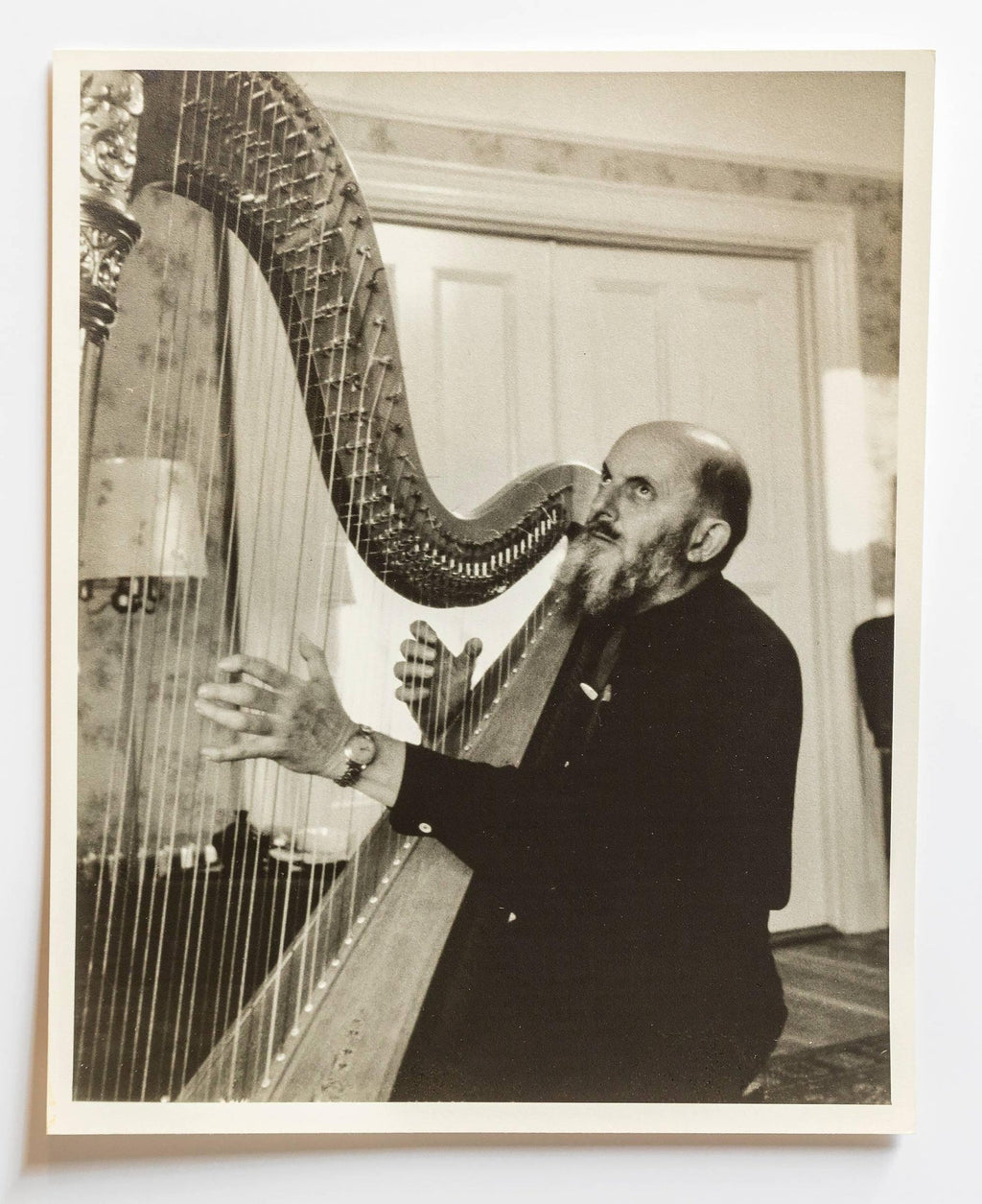 Vintage Print Silver Gelatin Signed Photograph Sidney Janis, Conrad Janis, NYC