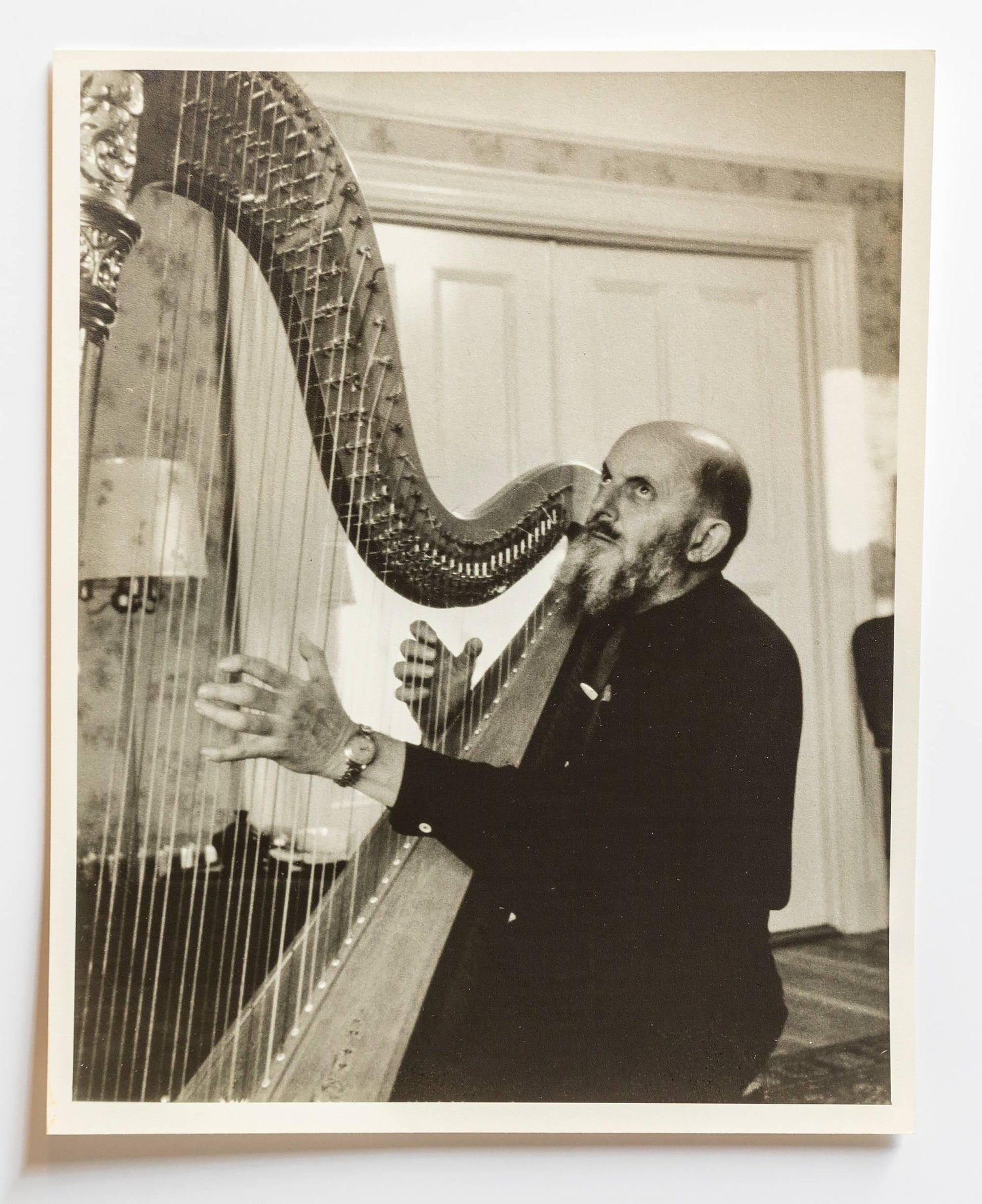 Vintage Print Silver Gelatin Signed Photograph Sidney Janis, Conrad Janis, NYC