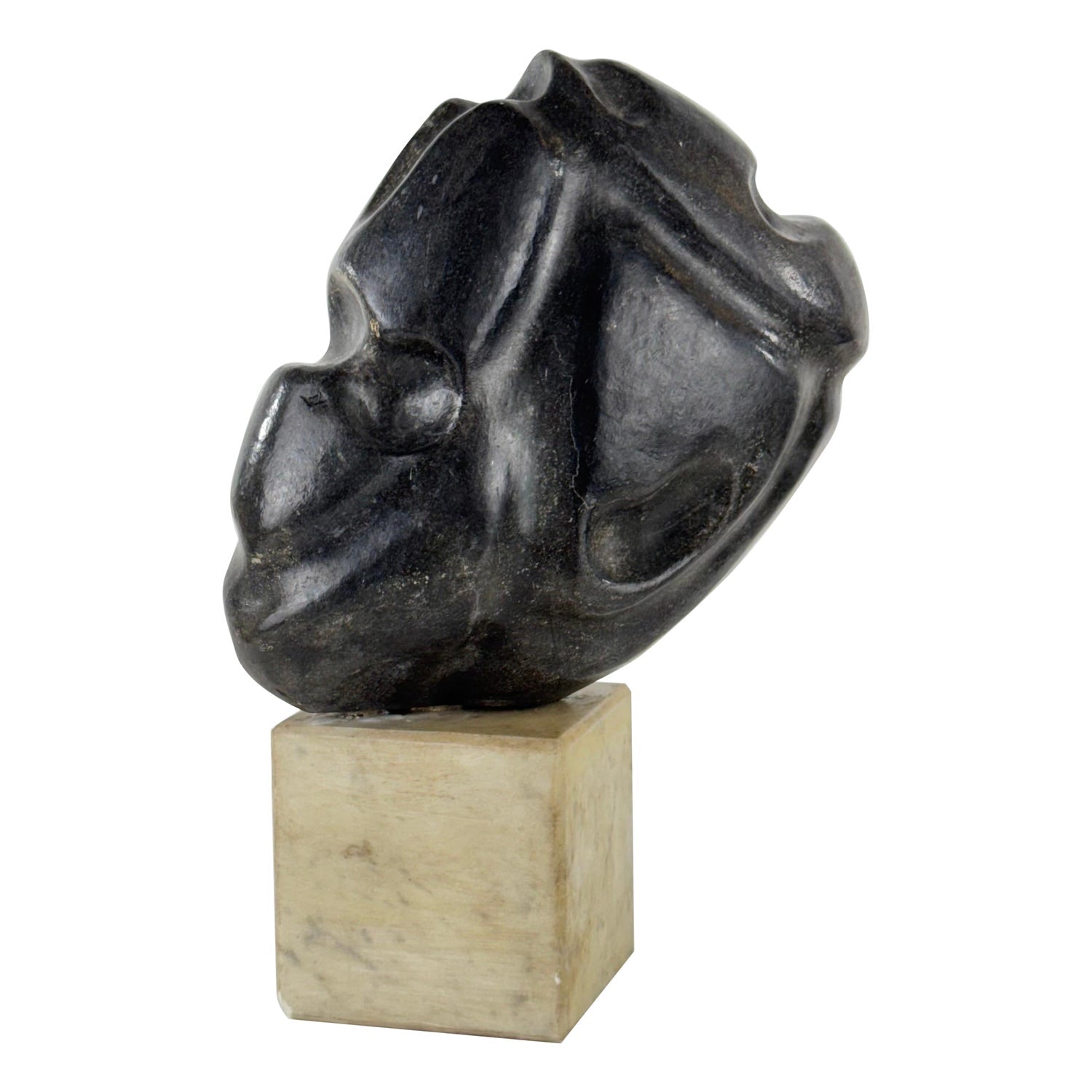 Vintage 1970 Modernist Chicago Picasso Souvenir Cubist Sculpture Head Metal