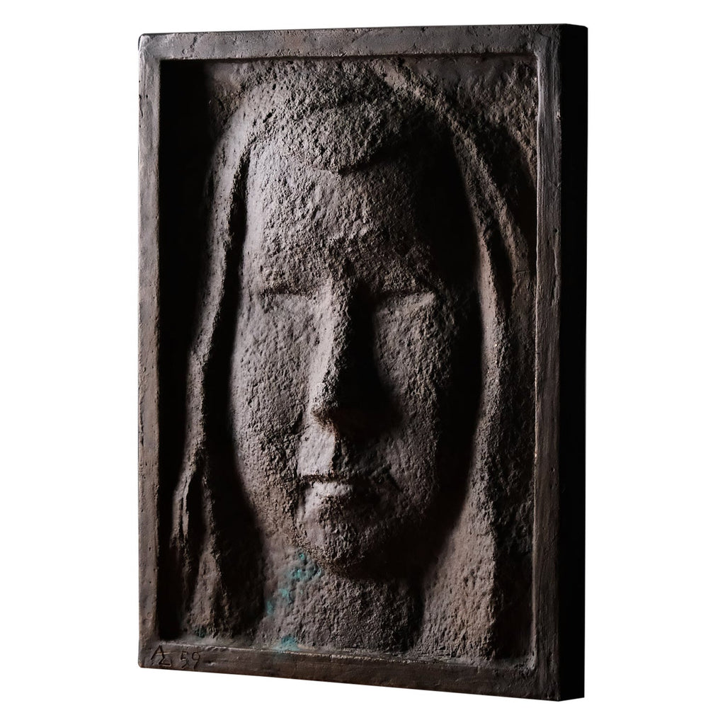 Bronze Sculpture Wall Relief Judaica Jewish Matriarchs Modernist Leonard Baskin