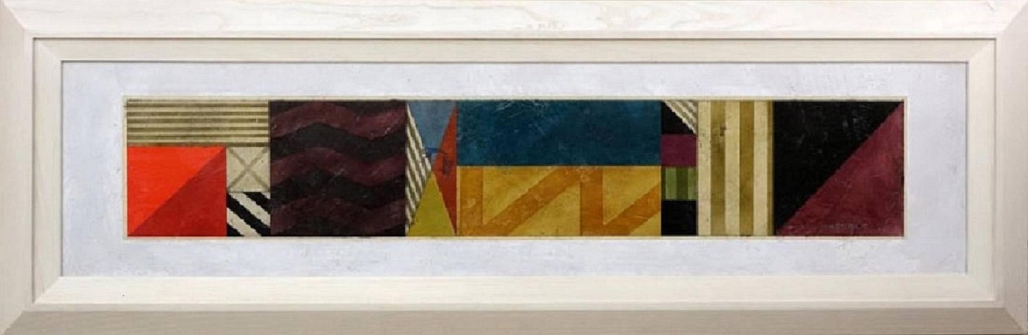 Abstract Expressionist Color Block Painting Mod Architect Irving Haynes RISD