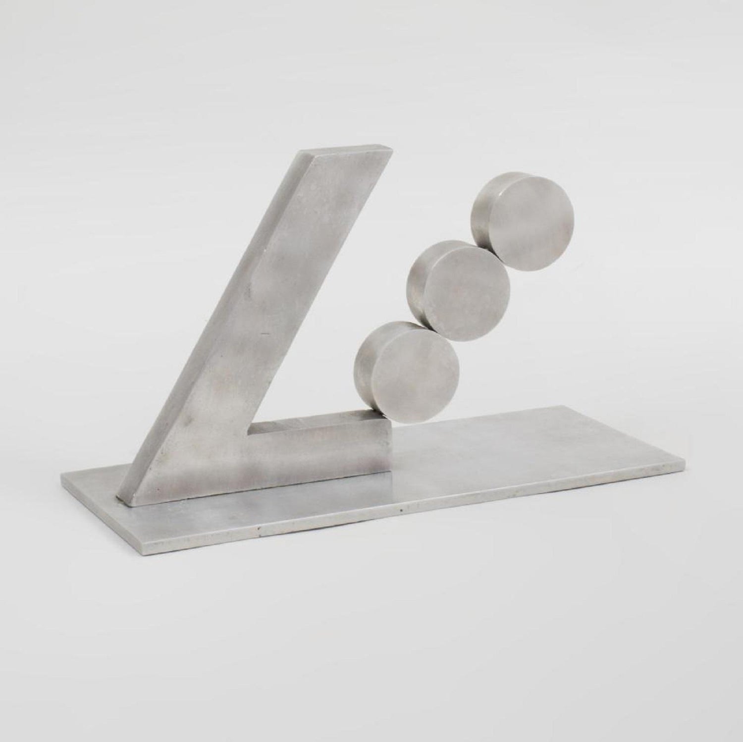 Swedish Modern Op Art Modular Relief Sculpture In Aluminum And Wood