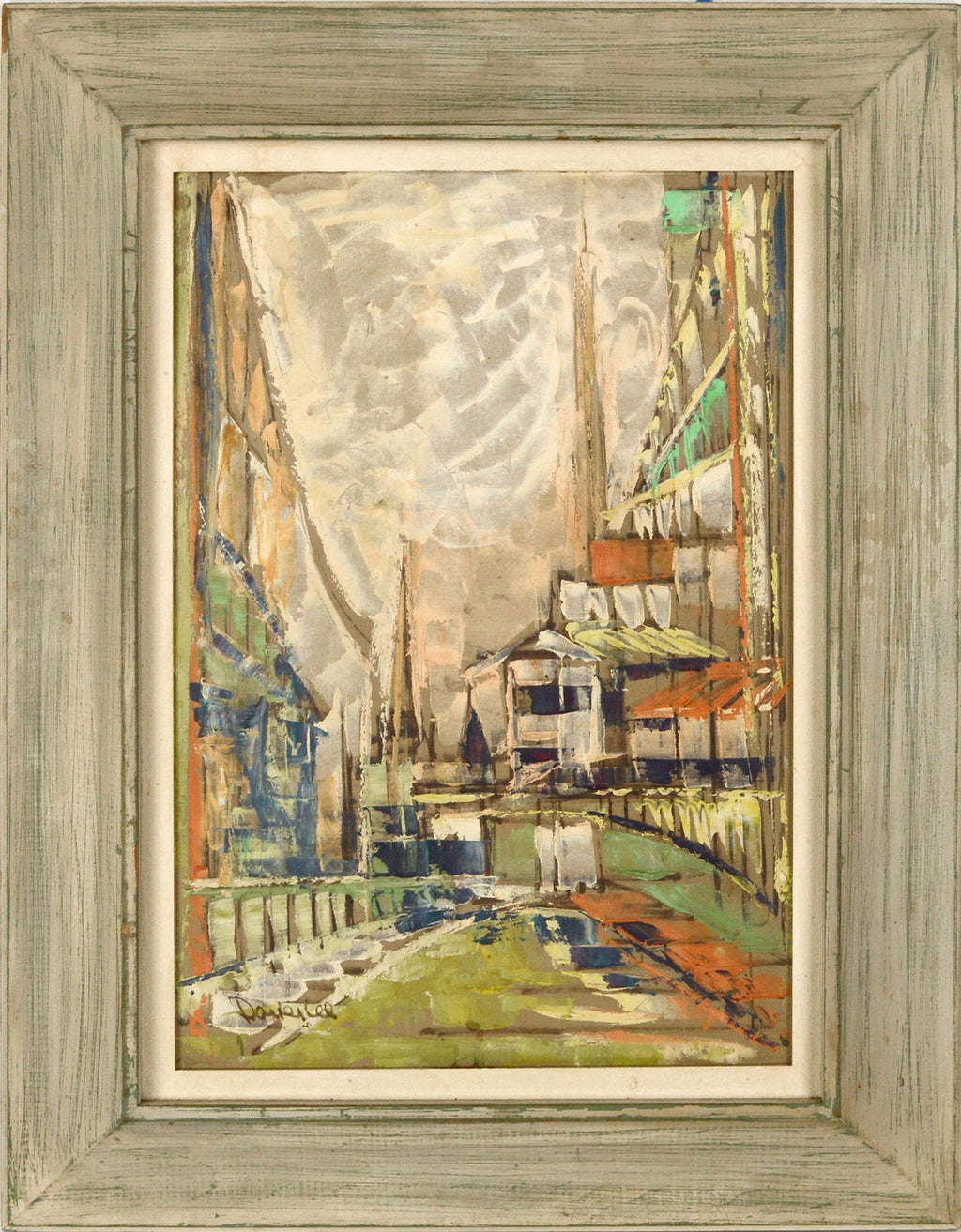 Rocamadour, Modernist Abstract Architectural Village Landscape