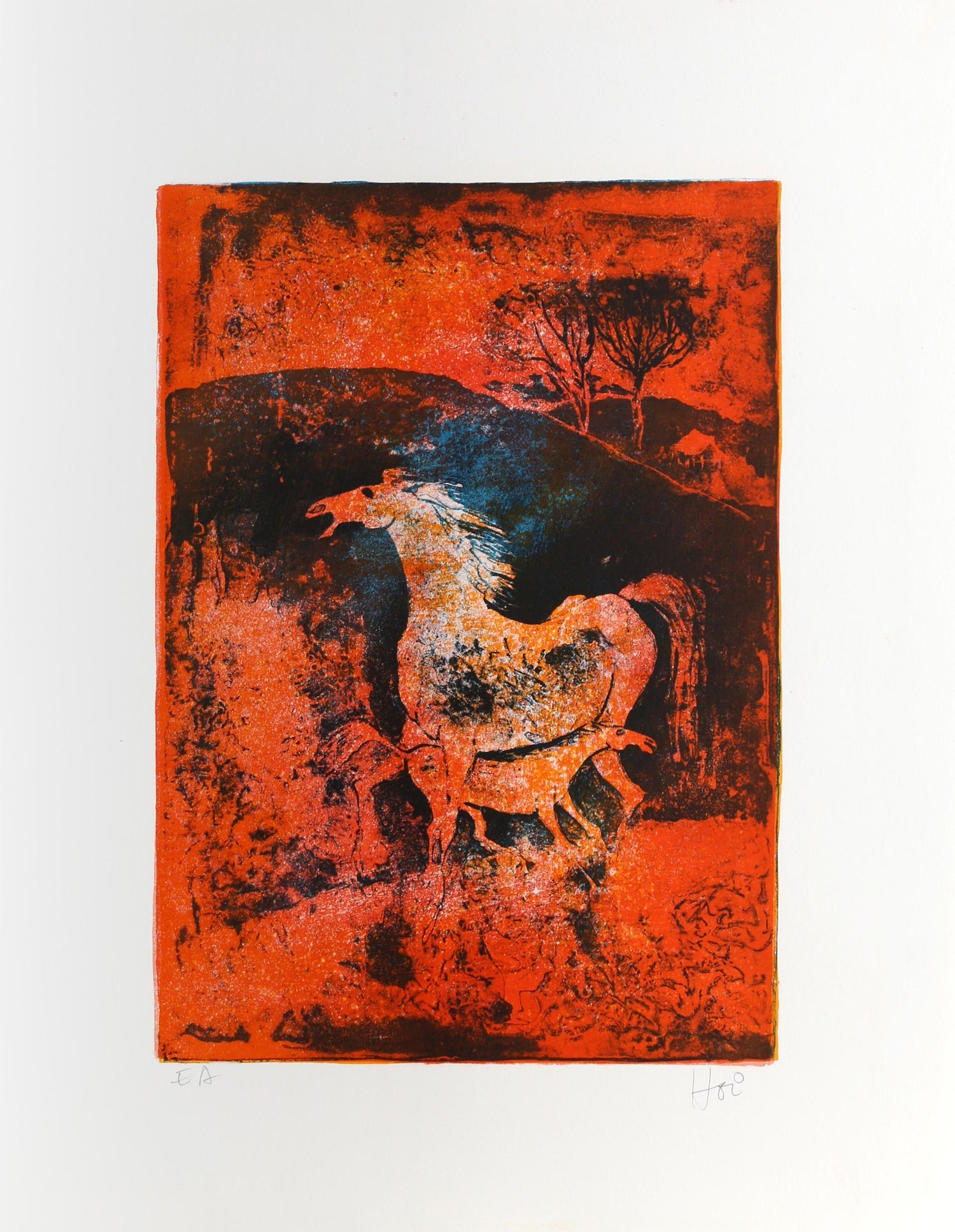 Canada Suite Signed Serigraph Yargo de Lucca Native Canadian Inspired Art Print