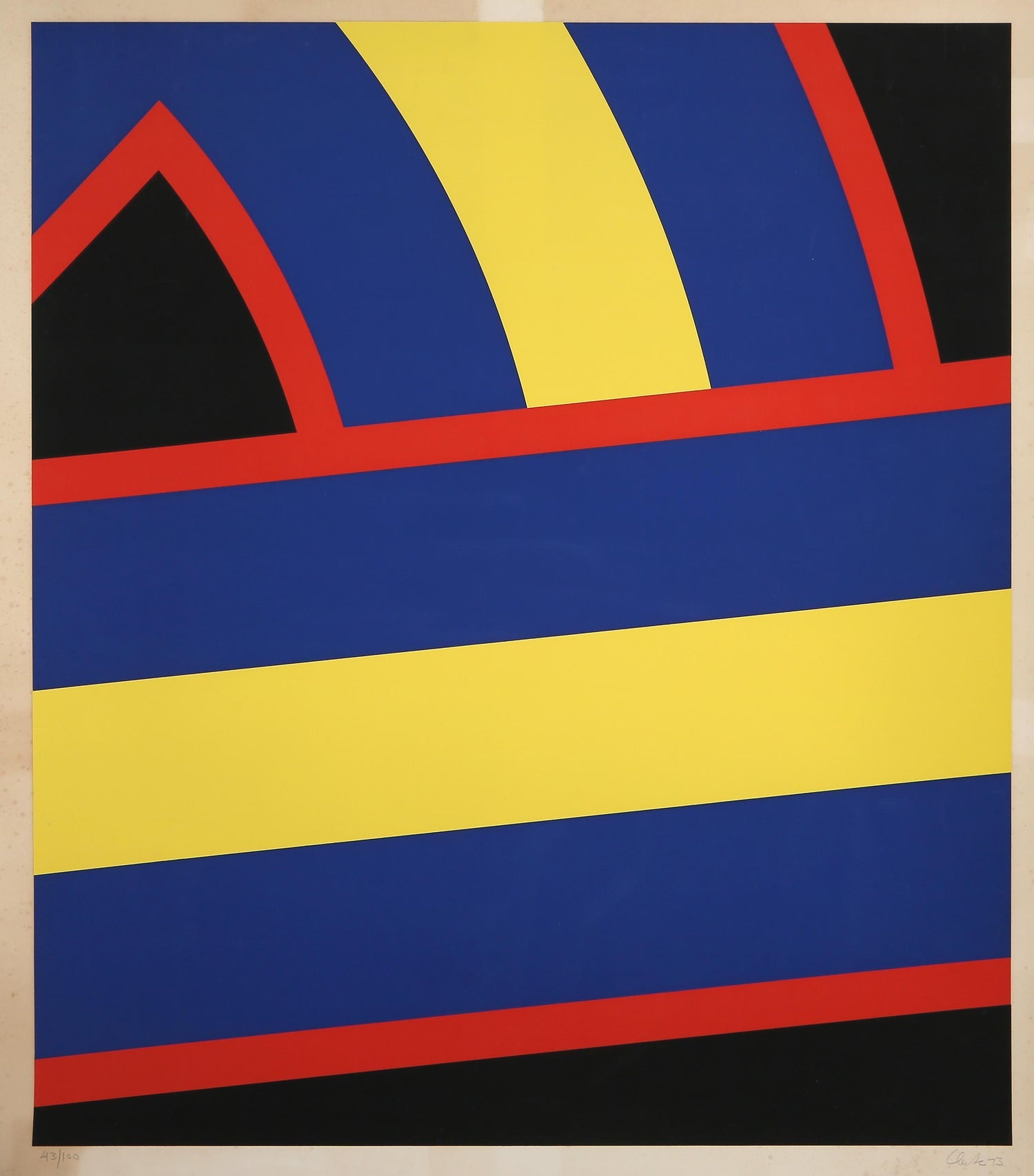 Screen Print Poster Construction "Abstract Visions" Latin American Kinetic Art