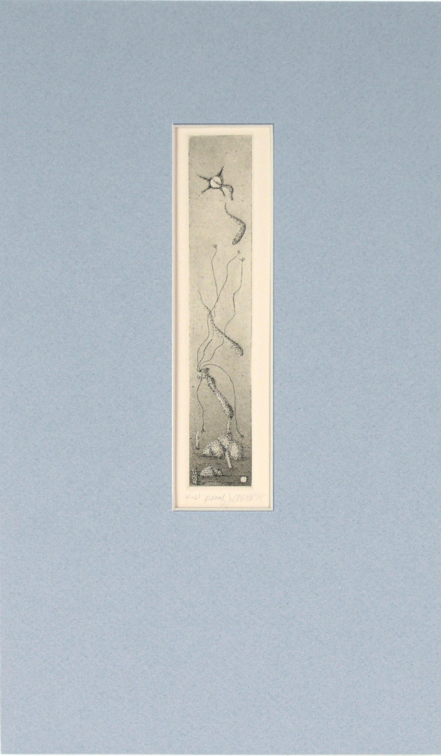Digital Iris Print "Effective Disbelief" Pencil Signed w Initials edition of 15